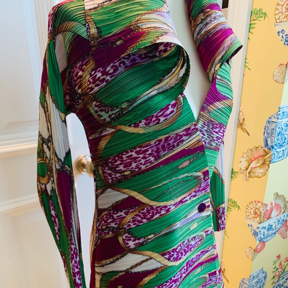 One size stretch folded fabric jacket custom made - Picture 5 of 5